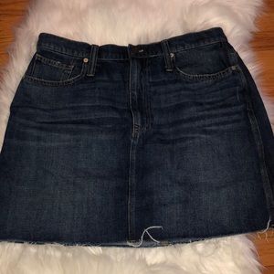 Madewell denim skirt